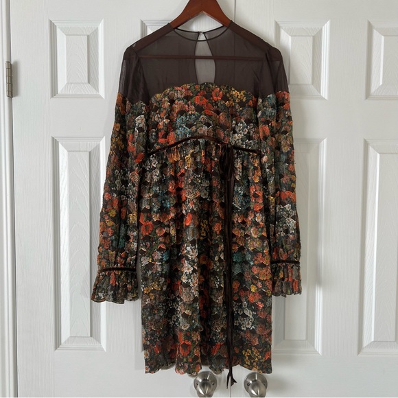 Mignon Dresses & Skirts - Authentic 1960s Vintage Mignon Paris New York Brand Floral Embroidered Dress